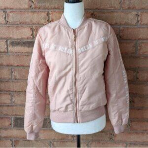 Guess pink bomber jacket